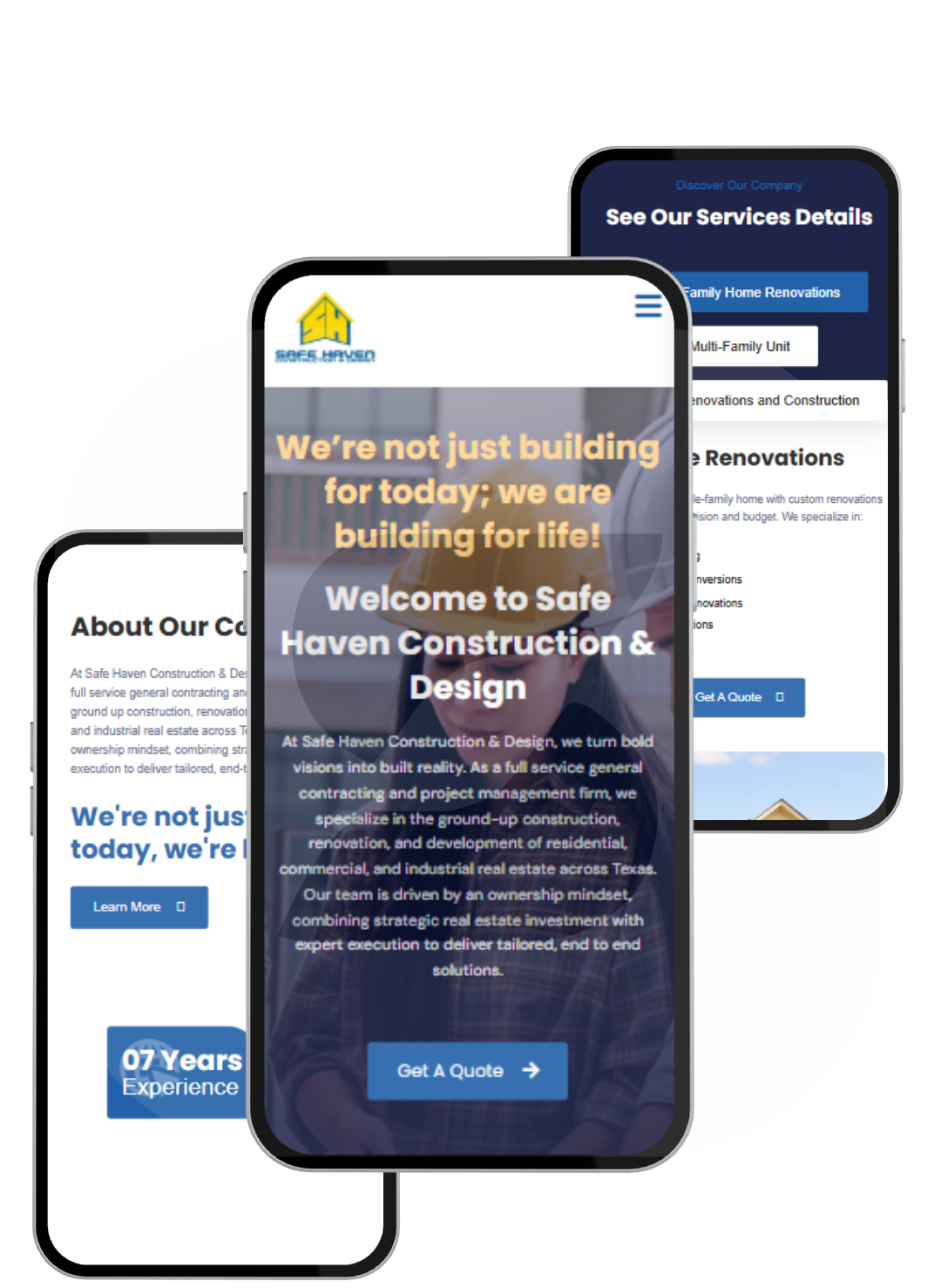 Our Delivered Websites, 4